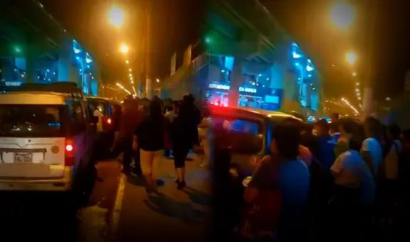 Balean dos colectiveros en estación Santa Rosa de la Línea 1, en SJL: víctima habría logrado escapar