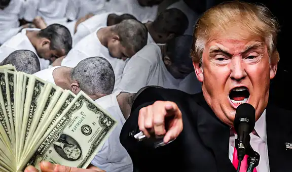 Trump desafía a la justicia: EE. UU. pagará US$6 millones a El Salvador para encarcelar a presuntos miembros del Tren de Aragua deportados