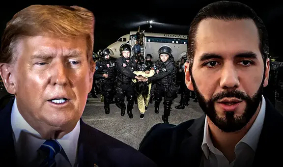 Trump califica de "monstruos" a deportados a El Salvador y agradece a Bukele por "su comprensión ante esta horrible situación"