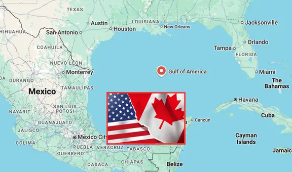 EEUU propone renombrar el Golfo de México como "Golfo de América" y Canadá responde con inesperada medida