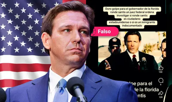 ¿Ron DeSantis es un indocumentado en EEUU? La verdad detrás de los rumores en redes sociales sobre el país natal del gobernador de Florida