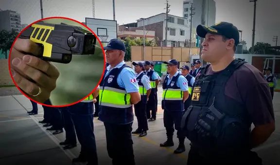 Serenos de Surco usarán 'pistolas paralizadoras' contra la delincuencia tras aprobación en el Congreso