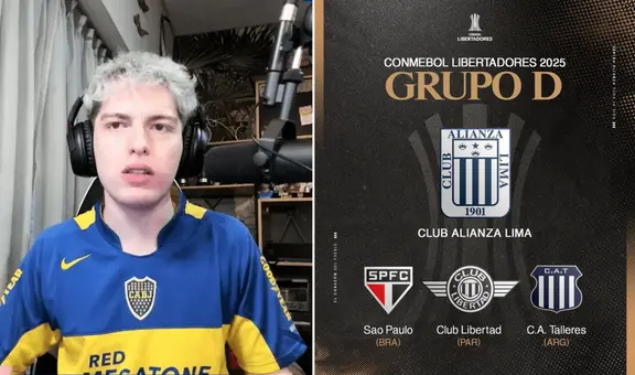 Davoo Xeneize pronosticó el grupo de Alianza Lima en la Copa Libertadores: ''Ojalá que pasen''