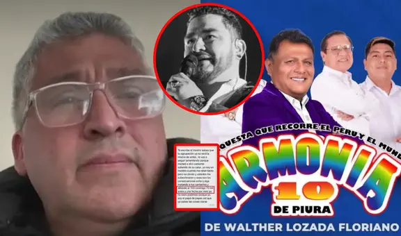 Armonía 10 de Walther Lozada son extorsionados con pago de S/70.000 y le advierten: "Mataré a otro cantante"