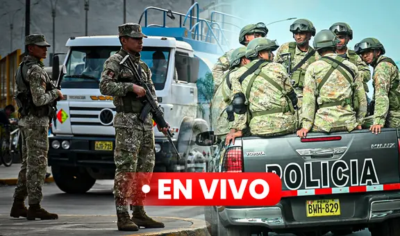 Estado de emergencia HOY en Lima y Callao EN VIVO: Ejecutivo plantea servicio militar y policial obligatorio