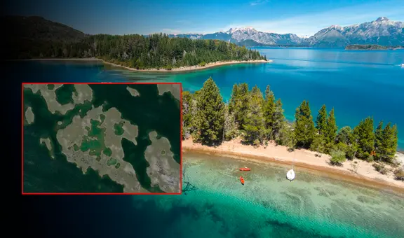 La isla dentro de un lago que está en una isla y esta se encuentra en otro lago que, a su vez, está en una isla