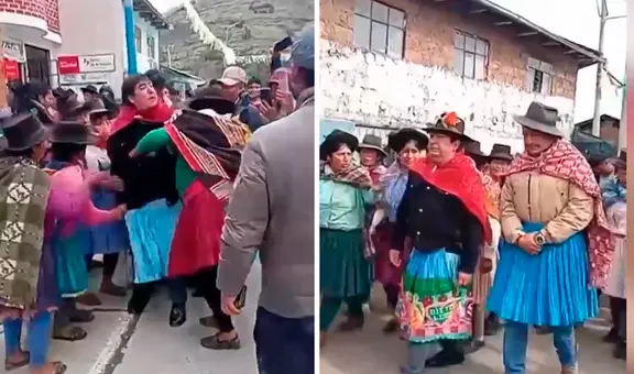 Alcalde es castigado y obligado a vestir falda por no apoyar a familiares de fallecidos por huaicos en Apurímac