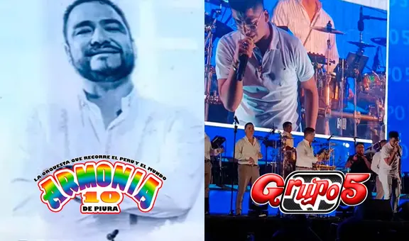 Grupo 5 hace un alto a su concierto en vivo y conmueve con homenaje a Paul Flores de Armonía 10: "Ahora está con papá Dios"