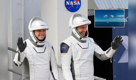 Así fue el regreso de los astronautas de SpaceX a la Tierra tras 9 meses varados en el espacio: un amerizaje exitoso en la costa de Florida