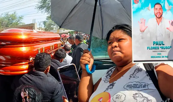 Así fue el último adiós a Paul Flores 'El Ruso' de Armonía 10: familia del músico enterró al cantante y artistas piden justicia por el caso