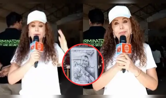 Janet Barboza se quiebra en vivo durante la despedida a Paul Flores 'El Ruso': "Tener que verlo aquí en un cajón"