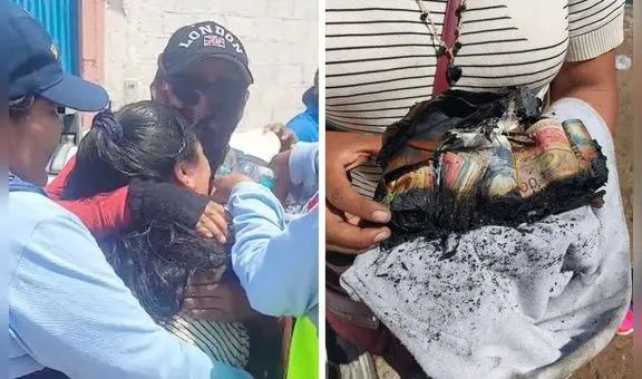 Los ahorros de su vida en cenizas: familia pierde S/50.000 en incendio de su casa en Tacna