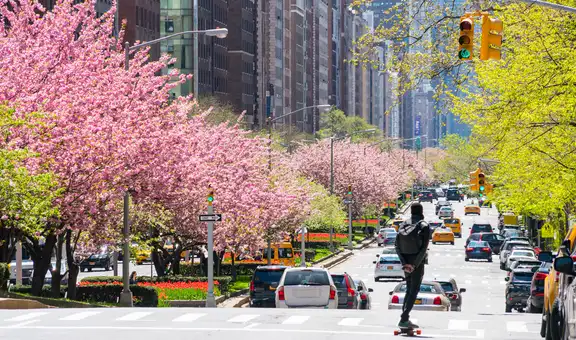 Se acabó el invierno en Nueva York: ¿cuándo empieza el primer día de primavera este 2025?