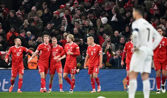 ¡Triunfazo de Dinamarca! El conjunto danés logró vencer al Portugal de Cristiano Ronaldo en la UEFA Nations League