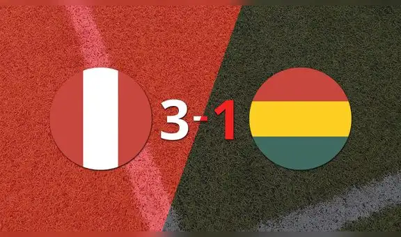 Resumen: Gran victoria de Perú sobre Bolivia por 3-1