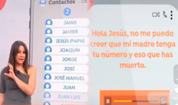 ¡Error divino! Niña encuentra en el celular de su madre el nombre de Jesús y le manda mensaje: “Gracias por crear el mundo”