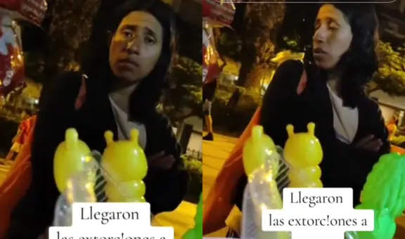 Vendedora ambulante en Ancón graba el preciso instante en que es extorsionada: "Van a pagar un cupo de S/35"