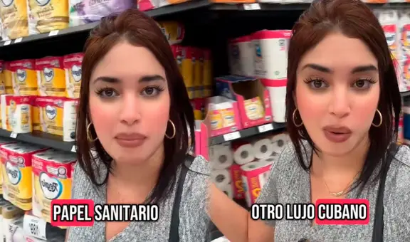 Cubana se sorprende al ver paquetes de papel higiénico en supermercado: “En Cuba es un lujo”