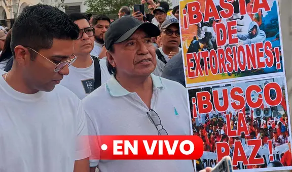 Artistas peruanos alzaron su voz de protesta contra el Gobierno y contra el sicariato en 'Marcha por la paz'