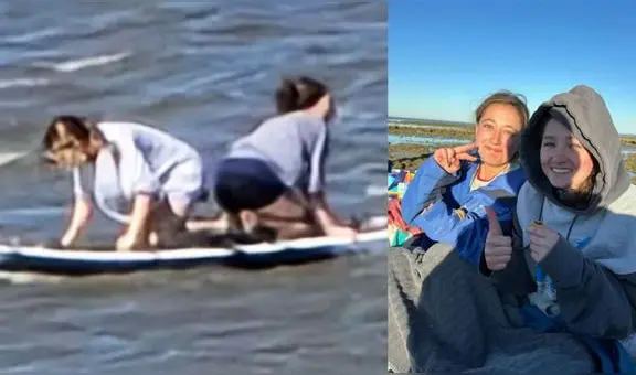 Dos adolescentes surfistas logran sobrevivir 16 horas en el mar en una tabla inflable tras quedar a la deriva