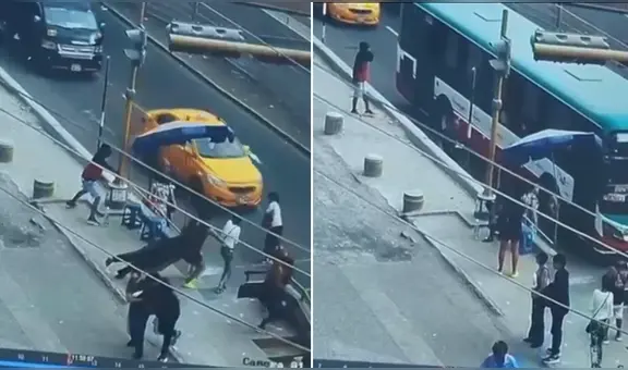 Cámaras captan momento exacto en que asesinan a mujer a balazos en Comas: delincuente llegó a pie y huyó corriendo