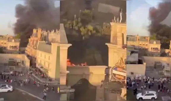 Estados Unidos: incendio en parque temático EPCOT de Disney World en Florida fue registrado por visitantes