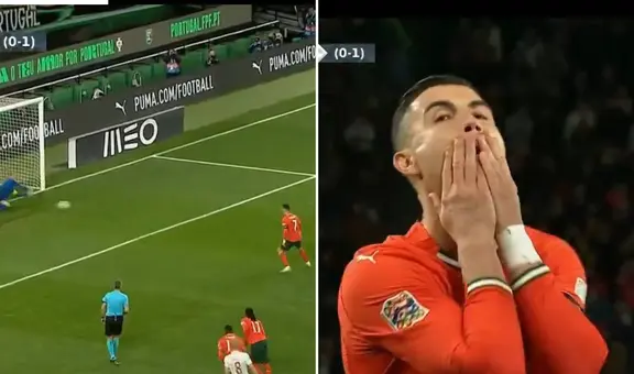 Cristiano Ronaldo falló increíble penal: intentó colocarla y perdió la chance de igualar la serie ante Dinamarca