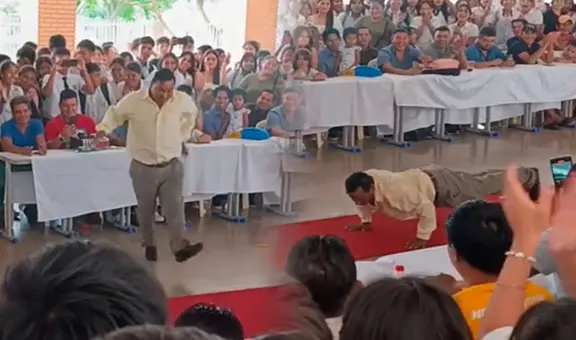 Padre va a la actuación del colegio de su hija y sorprende al sacar los ‘pasos prohibidos’ del techno noventero: “Es de la vieja escuela”