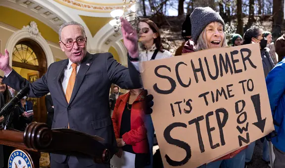 Caos en Nueva York: Chuck Schumer revela que no renunciará como líder demócrata en Senado pese a protestas en su contra