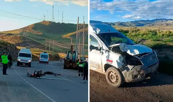 Dos primos chocan en su motocicleta contra auto en Puno: uno fallece y otro queda herido