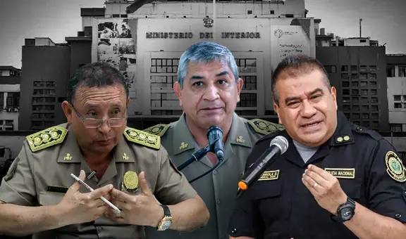 Los escuderos de Juan Santiváñez que siguen en la Policia: el comando PNP conformado por Zanabria, Arriola y Véliz