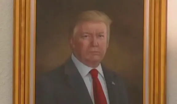 Donald Trump exige que se retire su retrato del Capitolio en Colorado porque "fue distorsionada a propósito"