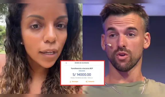 Juan Ichazo muestra depósito de S/14.000, pero la 'Nena' Cubillas lo encara: "Préstamos que yo sigo pagando"