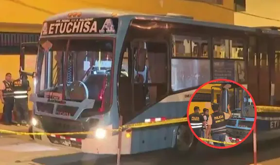 Extorsionadores balean a chofer del bus ‘El Chino’ en VMT: el vehículo llevaba varios pasajeros
