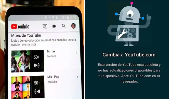 YouTube deja de funcionar en ciertos dispositivos: descubre si es el tuyo
