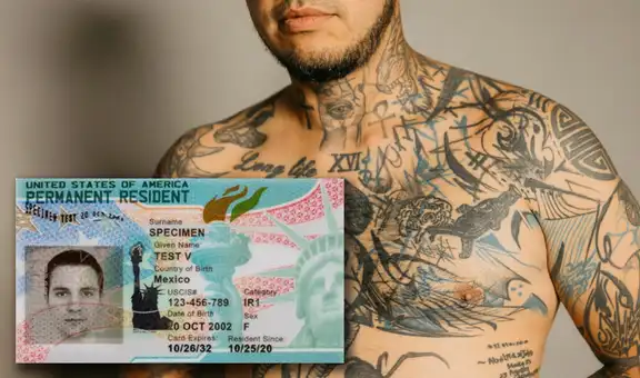 Estados Unidos: USCIS te puede negar la Green Card si tienes este tipo de tatuajes