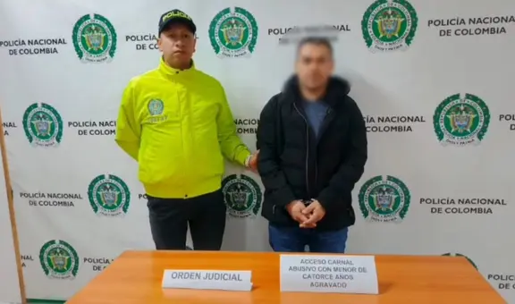 Capturan en Bogotá a hombre prófugo de EEUU por abusar de su hija durante 14 años