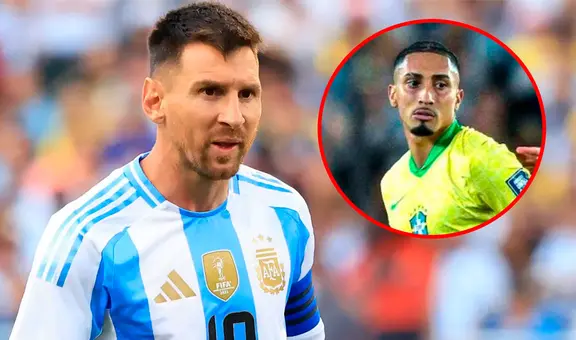 Lionel Messi responde fuerte a Raphinha por decir que les iban a dar una paliza: "Siempre hablando con fútbol"