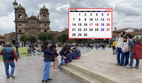 Feriados de abril 2025 en Perú: conoce cuántos días no laborables hay y qué fechas debes tener en cuenta