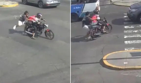 Joven persigue a falso delivery tras robo de su celular en Miraflores: cámaras captaron el suceso