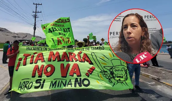 Presidenta de Perumin sobre protestas contra Tía María: “Está faltando diálogo”