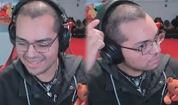 Streamer descubre en vivo que tiene un 'hueco' en la cabeza por culpa de sus audífonos: "No lo puedo creer"