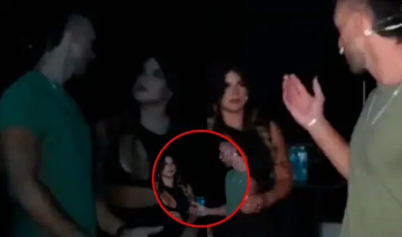 Filtran video de Juan Ichazo haciendo airado reclamo a Macarena Vélez en grabación de 'El valor de la verdad': "Él se rayó"