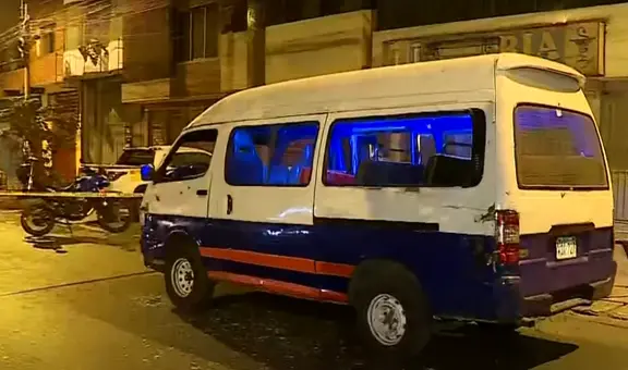 Extorsionadores balean combi: hieren al chofer y matan a su esposa mientras graban el ataque en Santa Anita