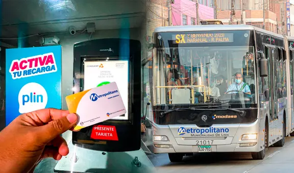 Estas son las únicas cuatro estaciones del Metropolitano donde puedes validar tu saldo recargado vía Plin