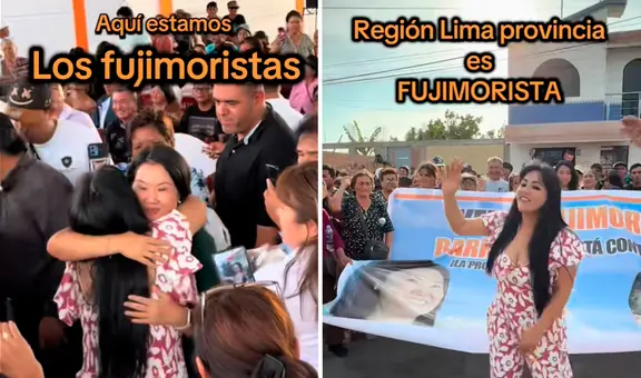 Keiko Fujimori: congresista Vivian Olivos realiza campaña con lideresa de FP durante su semana de representación
