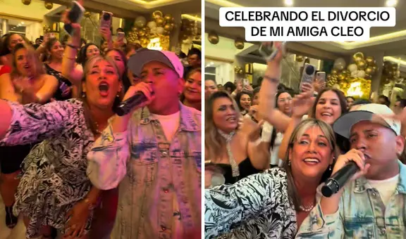 Peruana celebró su divorcio con fiestón y usuarios reaccionan: “Ya quiero casarme solo para divorciarme”