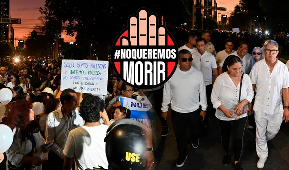 Marcha por la paz EN VIVO: manifestantes llegan al Ministerio del Interior para exigir el cese de extorsiones