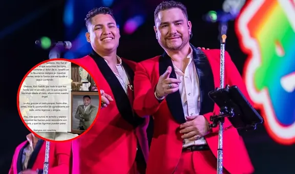 Irvin Saavedra, cantante de Armonía 10, dedica conmovedor mensaje tras duelo por la muerte de Paul Flores: “Hoy más que nunca te extraño”