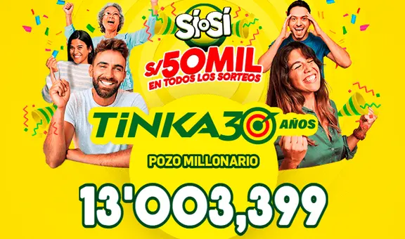 Resultados de La Tinka del domingo 30 de marzo: revisa los números ganadores, premios y el Pozo Millonario